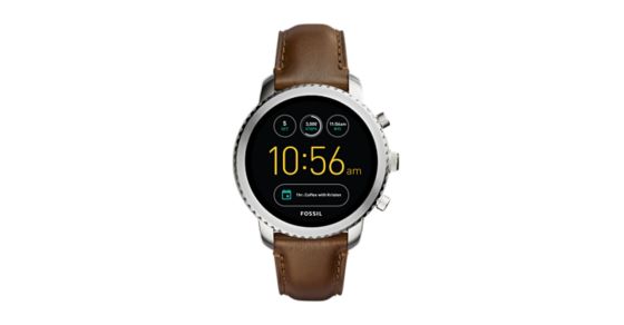 fossil gen 3 smartwatch q explorist leather