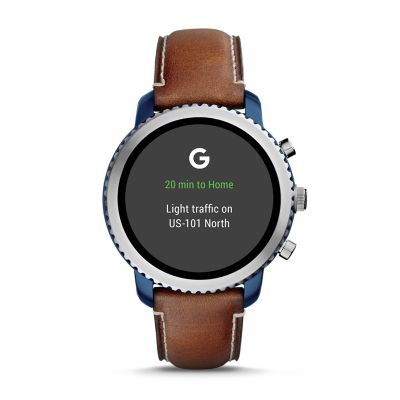 Fossil explorist smartwatch quiz amazon on sale