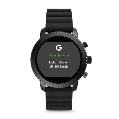 Gen 3 Smartwatch Explorist Black Silicone FTW4005 Fossil