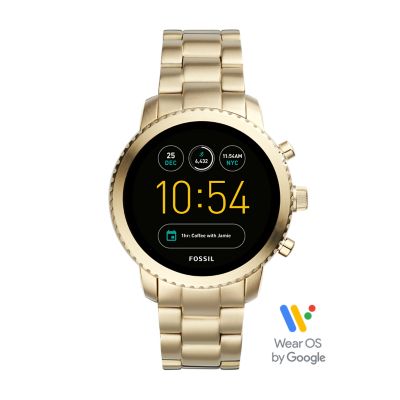 fossil gen 3 smartwatch gold