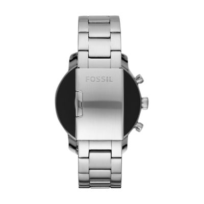 fossil men's gen 4 explorist hr stainless steel touchscreen smartwatch