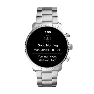 Gen 4 Smartwatch Explorist HR Stainless Steel - FTW4011 - Fossil