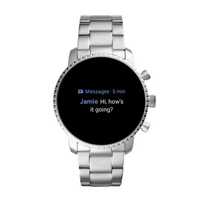 Fossil q explorist shop gen 4 stainless steel