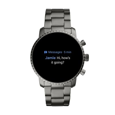 Fossil q gen 4 sales explorist hr 45mm smartwatch review