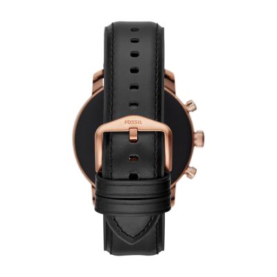 Gen 4 Smartwatch Explorist HR Black Leather FTW4017 Fossil