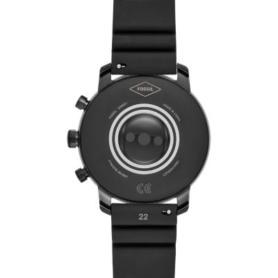 Gen 4 Smartwatch Explorist HR Black Silicone FTW4018 Fossil