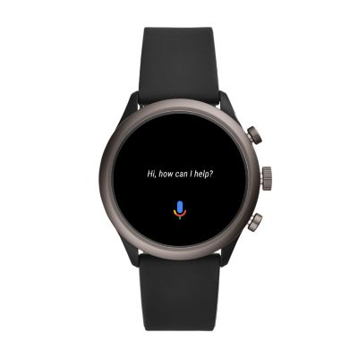 REFURBISHED Fossil Sport Smartwatch Black Silicone