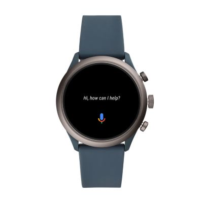 Fossil sport smartwatch smokey blue on sale