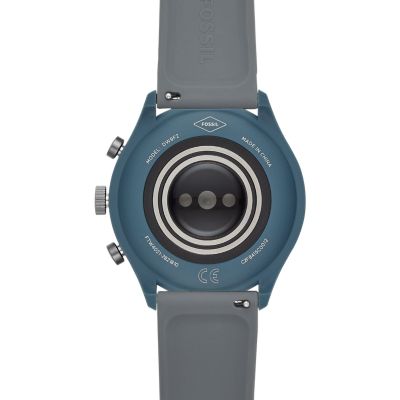 Fossil Sport Smartwatch Smoky Blue Silicone FTW4021 Fossil