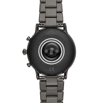 FOSSIL THE CARLYLE HR SMOKE STAINLESS S…