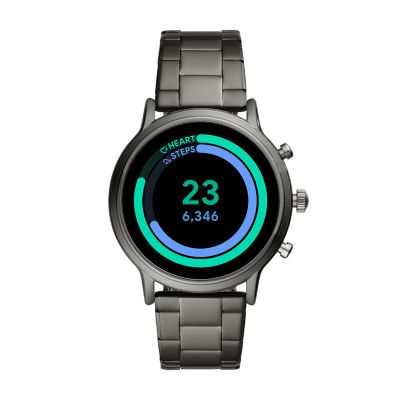Gen 5 Smartwatch The Carlyle HR Smoke Stainless Steel - FTW4024 
