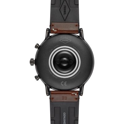 Gen 5 Smartwatch The Carlyle HR Dark Brown Leather FTW4026 Fossil