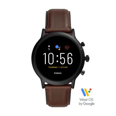 Gen 5 Smartwatch The Carlyle HR Black Silicone - FTW4025 - Fossil