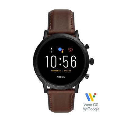 Gen 5 Smartwatch The Carlyle HR Black Silicone FTW4025 Fossil