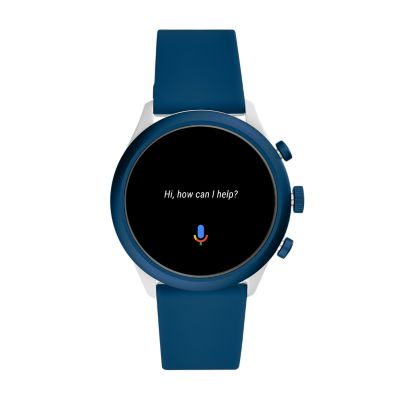 Fossil Sport Smartwatch 43mm Blue Silicone