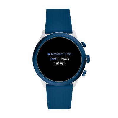 Fossil Sport Smartwatch 43mm Blue Silicone FTW4036 Fossil