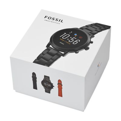 Fossil black 2024 smart watch