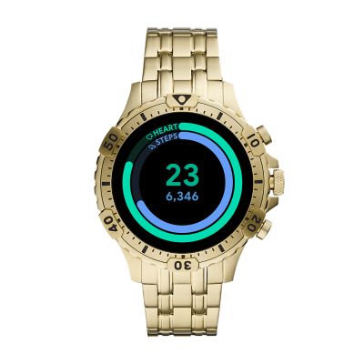 Fossil gold cheap smart watch