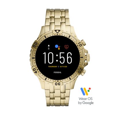 fossil gold smart watch