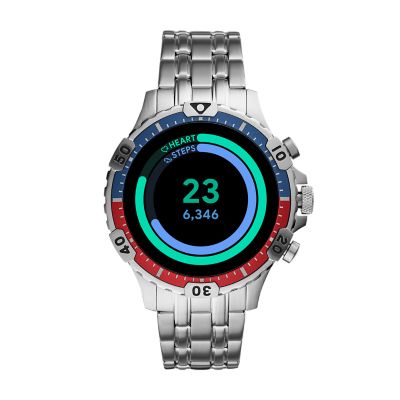 Fossil gen 5 clearance silver