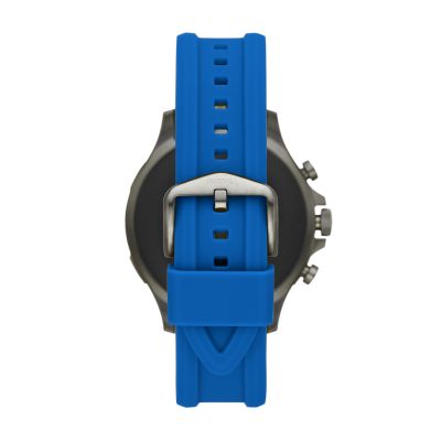 Gen 5 Smartwatch Garrett HR Blue Silicone FTW4042 Fossil