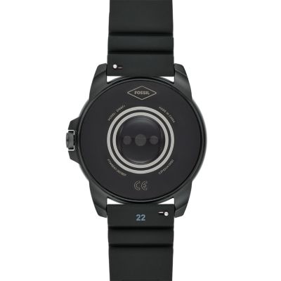 Fossil montre connectée discount sport silicone noir