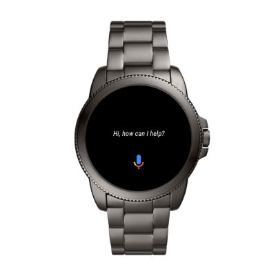 Gen 5E Smartwatch Smoke Stainless Steel - FTW4049 - Fossil