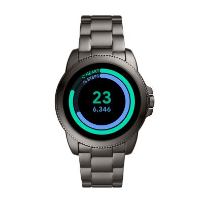 Gen 5E Smartwatch Smoke Stainless Steel - FTW4049 - Fossil