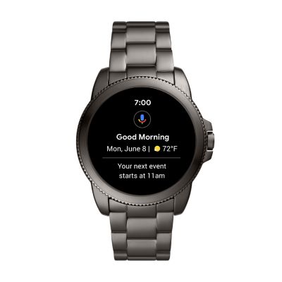 Gen 5E Smartwatch Smoke Stainless Steel FTW4049 Fossil