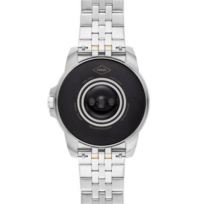 Fossil best sale smartwatch silver