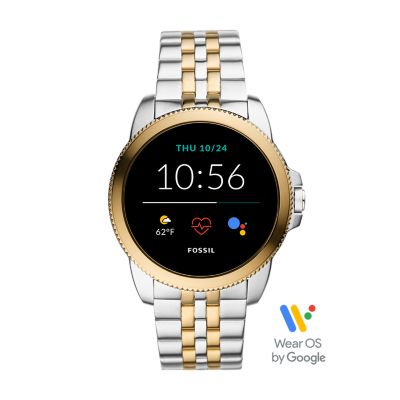 Gen 5E Smartwatch Two-Tone Stainless Steel - FTW4051 - Fossil