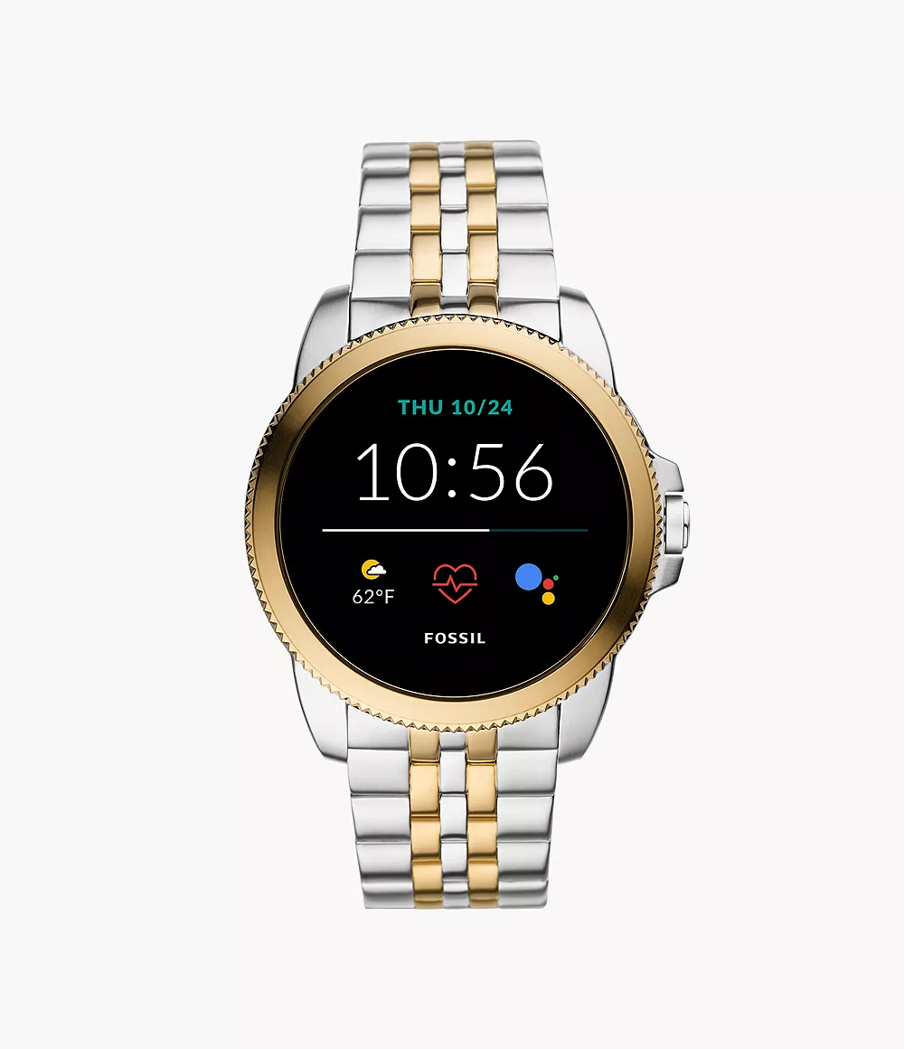 Gen 5E Smartwatch Two-Tone Stainless Steel - FTW4051V - Fossil