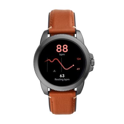 Compliment schoolbord Indirect Gen 5E Smartwatch Brown Leather - FTW4055 - Fossil