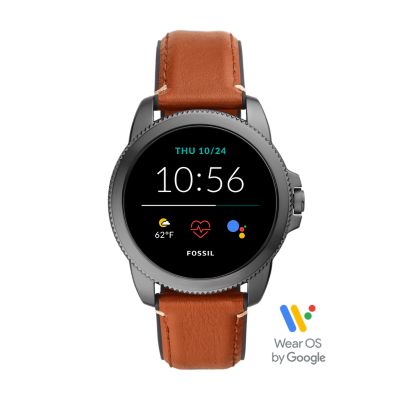 5E Smartwatch Brown Leather - Fossil
