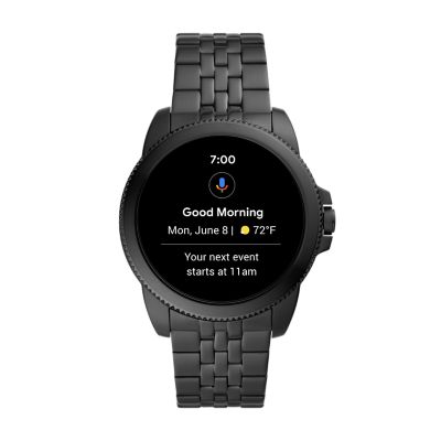 Gen 5E Smartwatch Black Stainless Steel - FTW4056V - Fossil