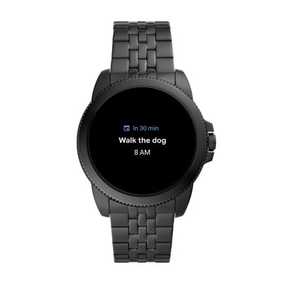 Gen 5E Smartwatch Black Stainless Steel FTW4056 Fossil