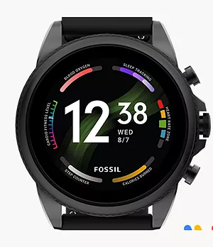 Smartwatch Gen 6 de silicona negra