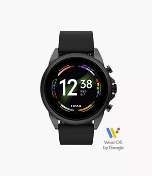 Smartwatch Gen 6 de silicona negra