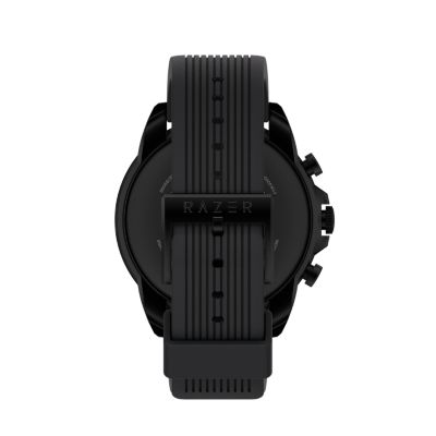 Razer x Fossil Gen 6 Smartwatch Black Silicone Watch and 