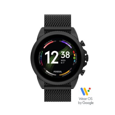 Gen 6 Smartwatch Black Stainless Steel Mesh FTW4066 Fossil