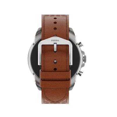 Gen 6 Smartwatch Venture Edition Olive Fabric and Leather FTW4068 Fossil