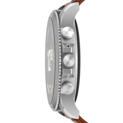 Fossil Gen 6 - Reloj Inteligente con visualización táctil para Hombre, 44  mm, Color Plateado/Oliva (Modelo: FTW4068V), Plata/Olive/Brown, Moderno :  : Electrónicos