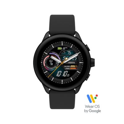 Gen 6 Wellness Edition Smartwatch Black Silicone - FTW4069V - Fossil
