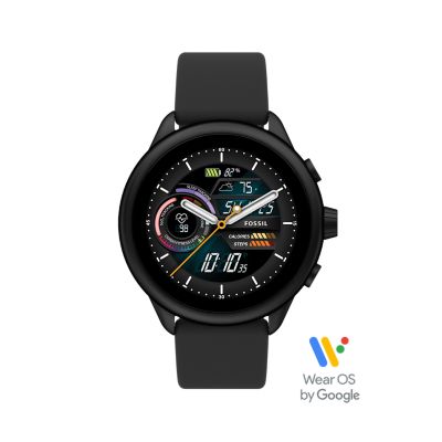 Gen 6 Wellness Edition Smartwatch Black Silicone FTW4069 Fossil