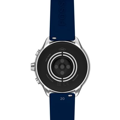 Smartwatch Gen 6 Wellness Edition con cinturino in silicone blu navy -  FTW4070 - Fossil