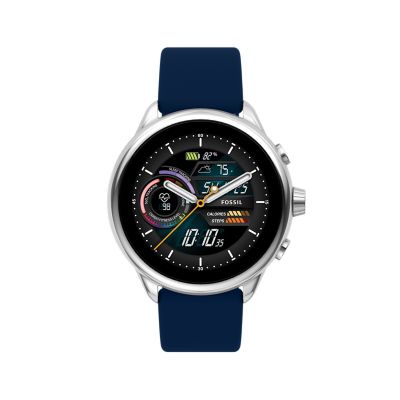 Montre Intelligente Gen 6 Série Mieux-être En Silicone Bleu Marine