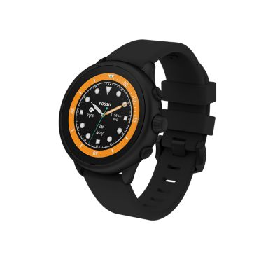Gen 6 Wellness Edition Smartwatch Orange Silicone and Interchangeable Strap  and Bumper Set - FTW4074SET - Fossil