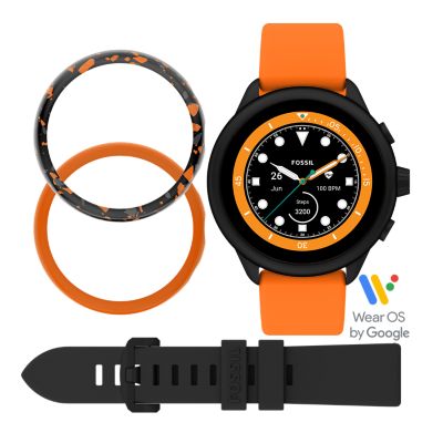 Gen 6 Wellness Edition Smartwatch Silicone and Interchangeable Strap Bumper Set