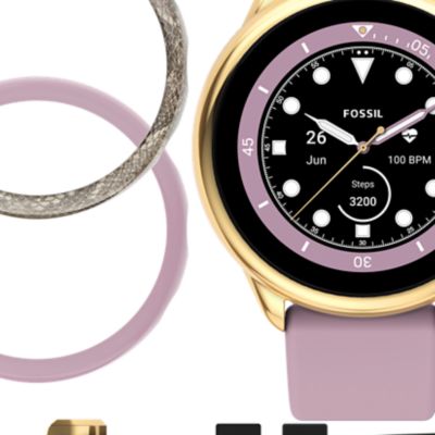 Buy Fossil Gen 6 42mm Smartwatch - Rose Gold Tone Stainless Steel online in  UAE - Tejar.com UAE