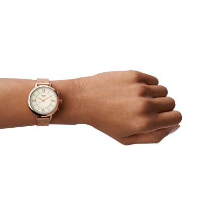 Fossil jacqueline 2025 rose gold